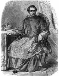 Porträt von Giacomo Antonelli (1808-1878), italienischer Kardinal und Staatssekretär der päpstlichen Regierung