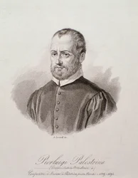 Porträt von Giovanni Pierluigi da Palestrina (Gravur)