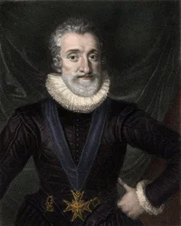 Porträt von Heinrich IV (1553-1610), König von Frankreich, mit dem Halsband des Ordens vom Heiligen Geist (19. Jahrhundert)