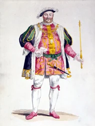 Porträt von Heinrich VIII. (1491 - 1547) von England