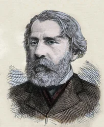 Porträt von Iwan Turgenjew (Turgenev)