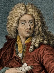 Porträt von Jean-Baptiste Lully, Gravur 19. Jahrhundert - Porträt von Jean Baptiste (Lully (Giovanni Battista Lulli) (1632-1687)