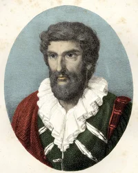 Porträt von Jean Goujon (1510 - ca. 1566) französischer Bildhauer, Designer und Architekt.