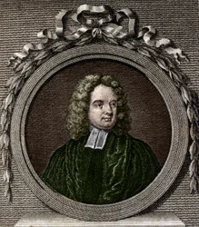 Porträt von Jonathan Swift. Irischer Schriftsteller (1667-1745)