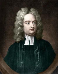 Porträt von Jonathan Swift, irischer Schriftsteller