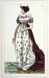 Porträt von Joséphine de Beauharnais Bonaparte (1763-1814), Kaiserin der Franzosen im kaiserlichen Kostüm (1830)