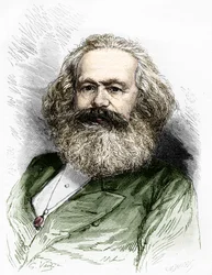 Porträt von Karl Marx