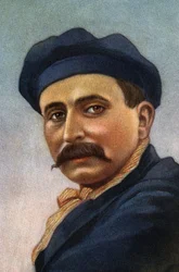 Porträt von Louis Blériot (1872-1936), französischer Flieger und Industrieller