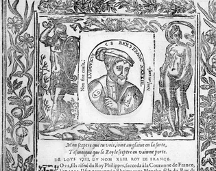 Porträt von Ludwig VIII. Der Löwenkönig von Frankreich von 1223 bis 1226