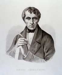 Porträt von Luigi Cherubini (Stich)