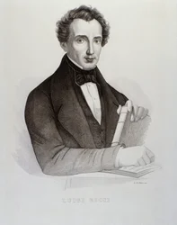 Porträt von Luigi Ricci (Gravur)
