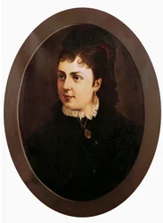 Porträt von Maria de Las Mercedes, Ehefrau von Alfons XII. und Königin von Spanien