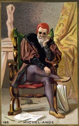 Porträt von Michelangelo Buonarroti genannt Michelangelo