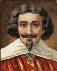 Porträt von Miguel de Cervantes (1547-1616), spanischer Schriftsteller.