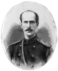 Porträt von Nicholas Maximilianovich von Leuchtenberg, Herzog von Leuchtenberg und Prinz Romanovsky - Das illustre Tagebuch von 1891