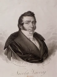 Porträt von Nicola Vaccai (Stich)