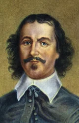 Porträt von Otto von Guericke, deutscher Physiker