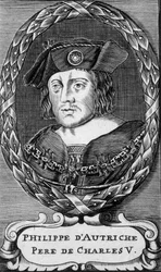 Porträt von Philipp von Österreich, Vater von Karl V. - n.d.