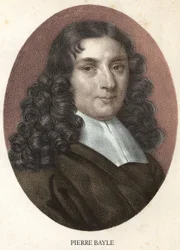 Porträt von Pierre Bayle französischer Philosoph und Schriftsteller (1647-1706)