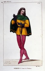 Porträt von Raimund V., Graf von Toulouse (ca. 1134 - 1194)