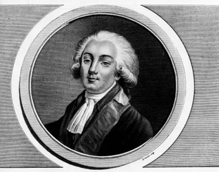 Porträt von Trophy-Gerard, Earl of Lally, Baron von Tollendal, dann Marquis von Lally-Tollendal, besser bekannt als Gerard de Lally Tollendal (1751-1830), Abgeordneter in den Generalständen von 1789. Gravur in 