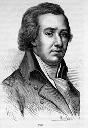 Porträt von William Pitt dem Jüngeren (1759-1806), ehemaliger britischer Minister.