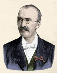 Porträt des deutschen Archäologen Heinrich Schliemann