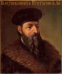 Porträt des italienischen Anatomen und Arztes Bartolomeo Eustachi (1505-1574)