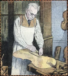 Porträt des Geigenbauers Paul Kaul (1875-1951)