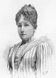 Prinzessin Stéphanie von Belgien (1864 - 1945), Tochter Leopolds II. von Belgien, Ehefrau Rudolfs von Habsburg.