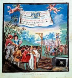 Prozess von Gilles de Rais (Hinrichtung, Galgen und Metzger) (15. Jahrhundert)