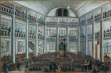 Protestantische Kirche von Charenton, aus Liber Amicorum, Spira