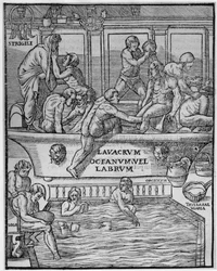 Öffentliche Bäder - in „Hieronymi Mercurialis“ von Arte Gymanastica
