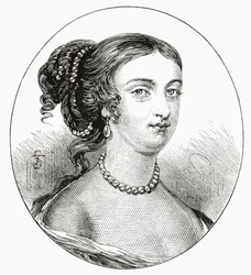 Rachel Wriothesley, Lady Russell, ca. 1636 - 1723. Englische Adlige, Erbin und Autorin. Aus 