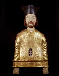 Reliquienbüste des Heiligen Justin