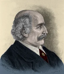 Risorgimento: Porträt des Patrioten, Philosophen und politischen Denkers Carlo Cattaneo (1801-1869) Gravur aus dem 19. Jahrhundert.