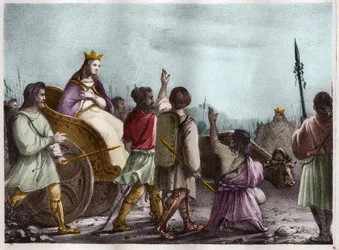 Heilige Clotilde, Königin der Franken (ca. 475-545), Ehefrau von Chlodwig I.