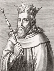 Sancho II, König von Portugal. Porträt.