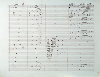 Notenseite der Großen Symphonie (op. 8) von Carl August Cannabich