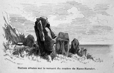 Statuen auf der Osterinsel (Rapa Nui), Polynesien