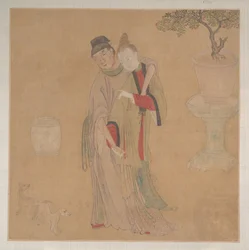Tartaroffizier mit blonder Dame