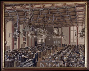 Telegrafenbüro Rue de Grenelle in Paris: Salle de Rosace