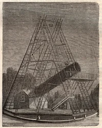 Teleskop von William Herschel (Friedrich Wilhelm Herschel)