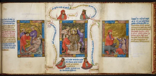 Die Trunkenheit Noahs; die Verspottung Christi; Kinder verspotten den Propheten Elisa