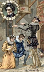 Die Hugenotten, von Giacomo Meyerbeer (1794-1864). Chromo aus dem späten 19. Jahrhundert