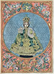 Das Jesuskind von Prag - Illustration aus dem späten 19. Jahrhundert