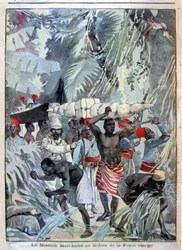 Die Marchand-Mission im Herzen des Urwalds - in „Le Petit Journal“ vom 28.05.1899