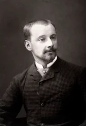 Der Künstler Albert Maignan fotografiert anlässlich des Pariser Salons 1881