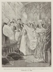 Die Hochzeit von Königin Victoria und Prinz Albert