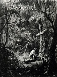Das Grab des Entdeckers Henri Mouhot in Indochina